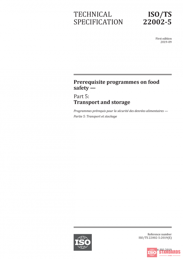 ISO/TS 22002-5:2019 PDF