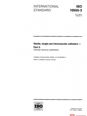 ISO 10555-3:1996 PDF