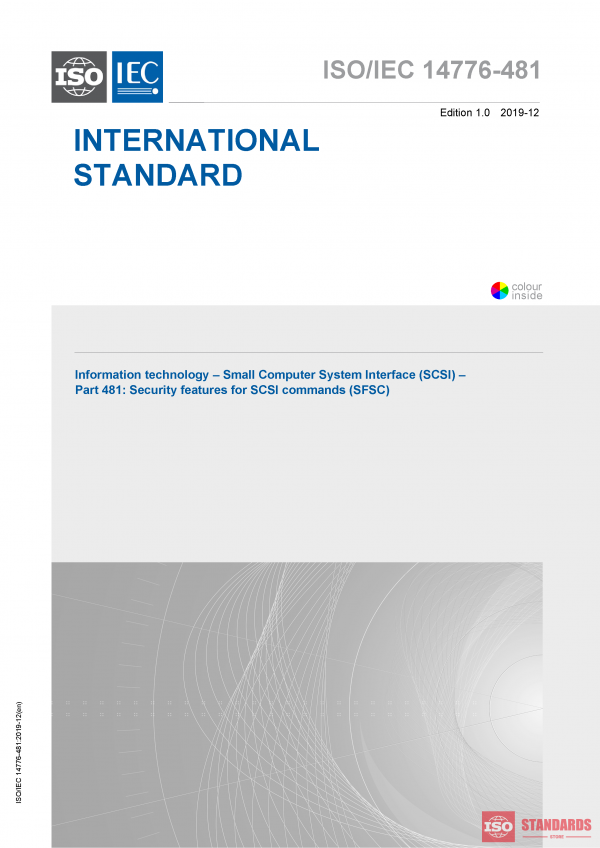 ISO/IEC 14776-481:2019 PDF