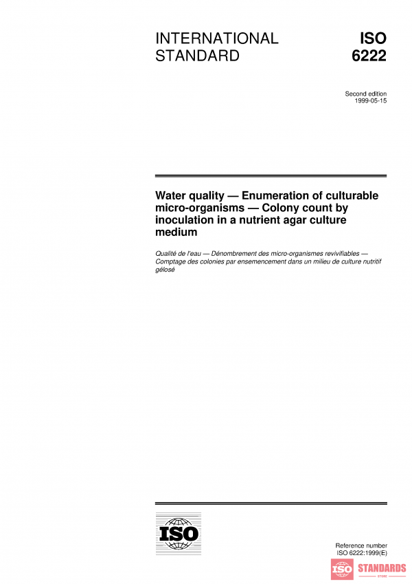 ISO 6222:1999 PDF