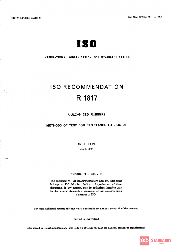 ISO/R 1817:1971 PDF
