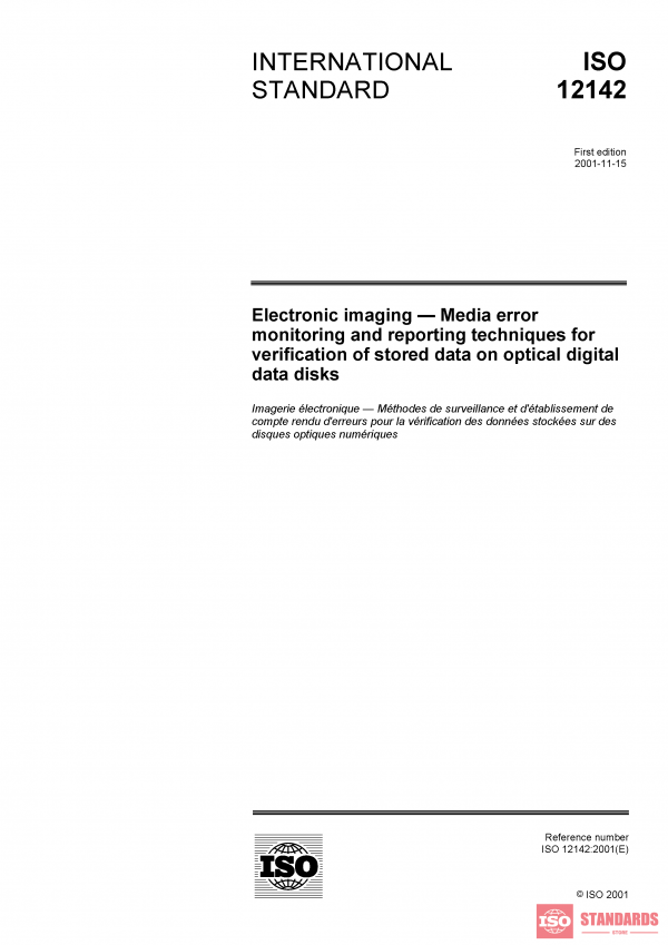 ISO 12142:2001 PDF