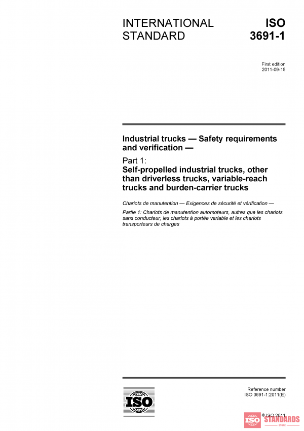 ISO 3691-1:2011 PDF