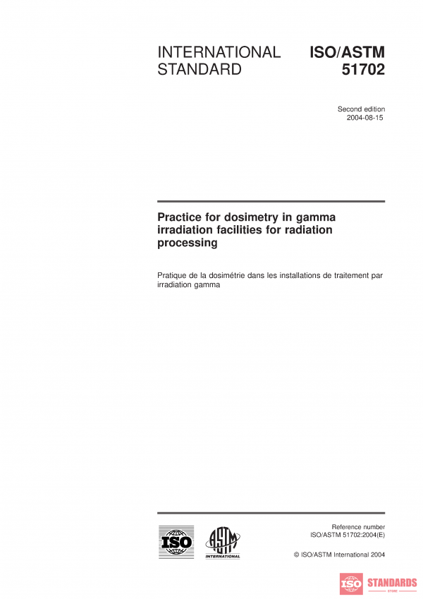 ISO/ASTM 51702:2004 PDF