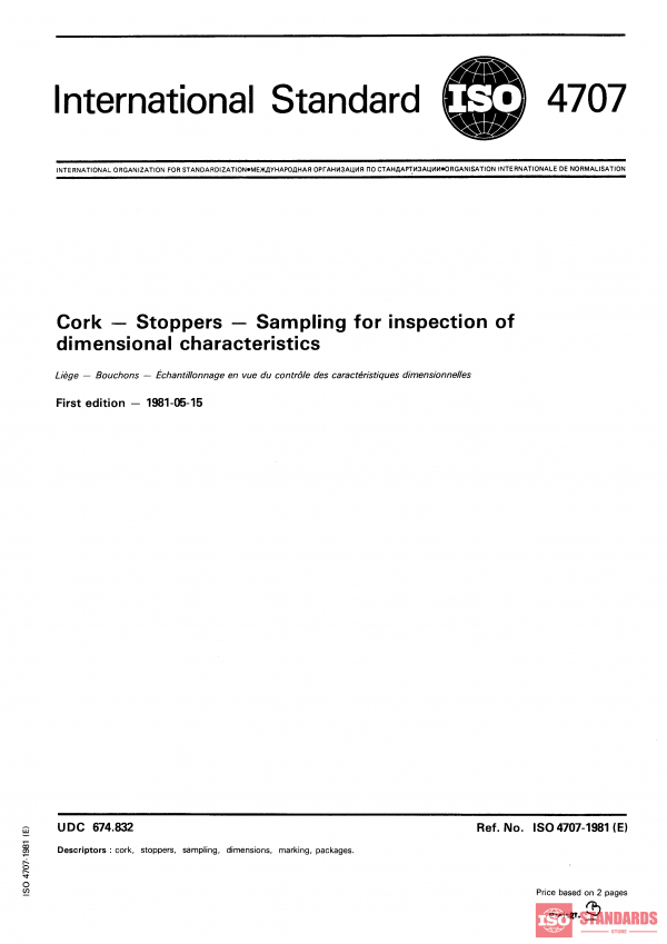 ISO 4707:1981 PDF