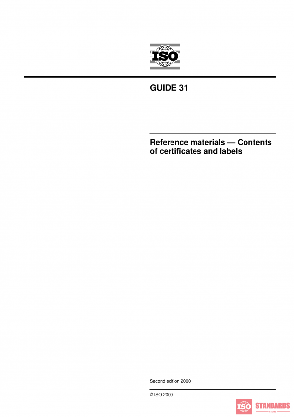 ISO Guide 31:2000 PDF