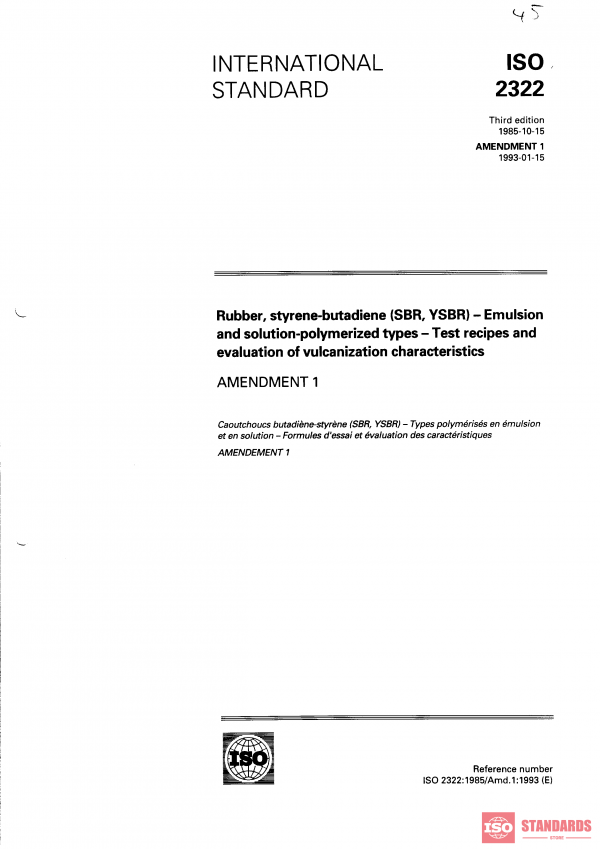 ISO 2322:1985/Amd 1 PDF