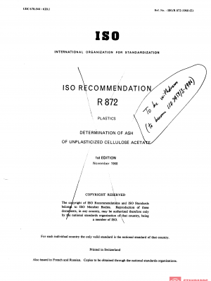 ISO/R 872:1968 PDF