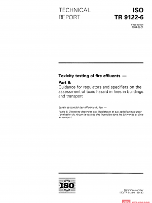 ISO/TR 9122-6:1994 PDF