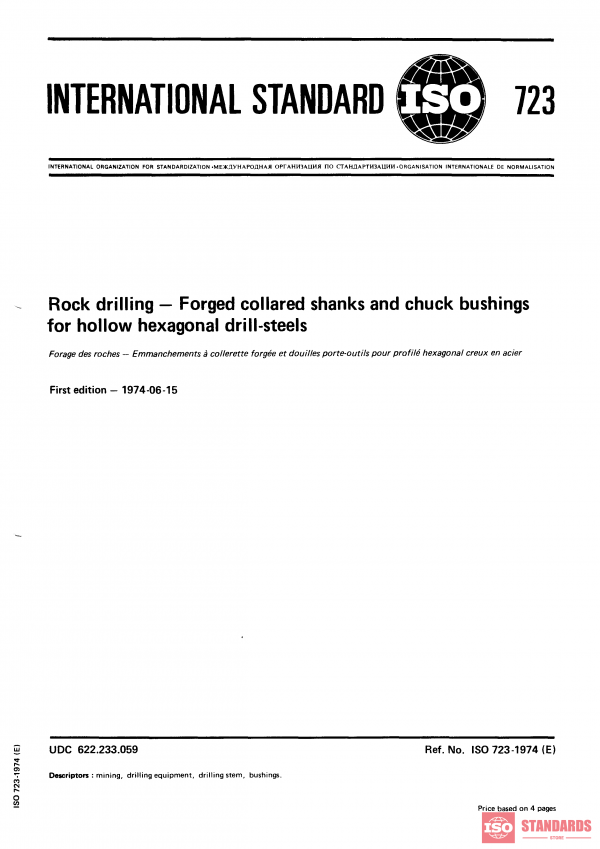 ISO 723:1974 PDF
