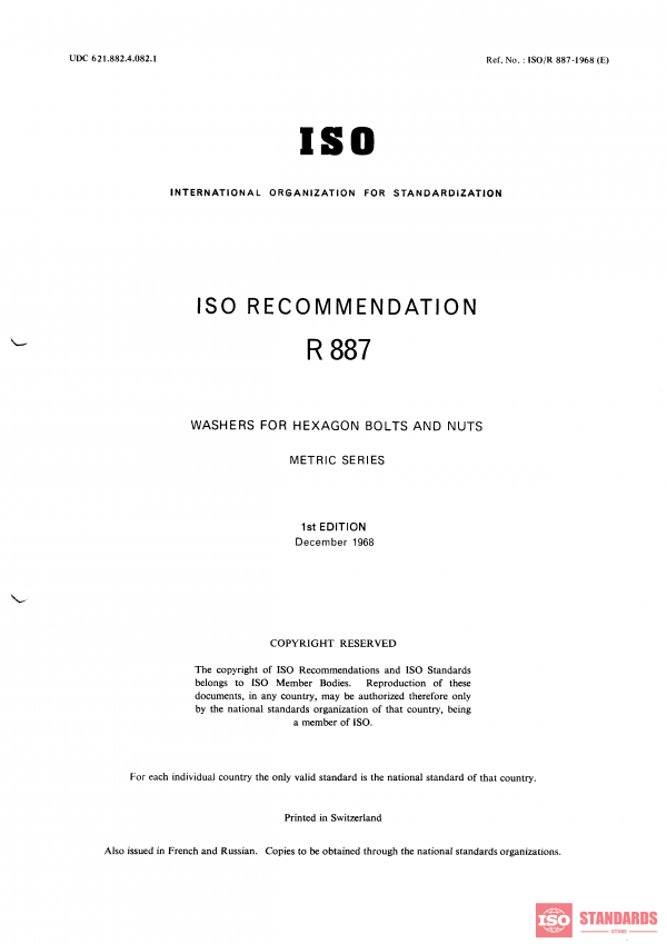 ISO/R 887:1968 PDF