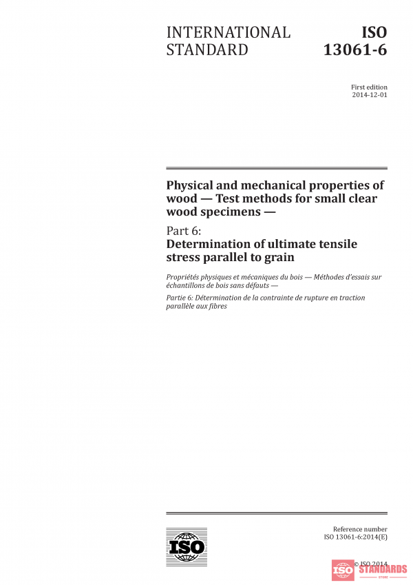 ISO 13061-6:2014 PDF