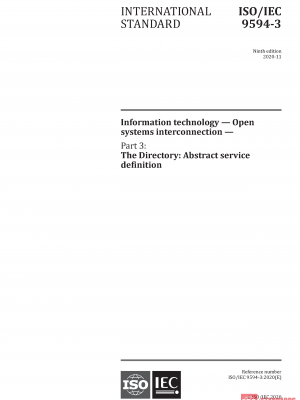 ISO/IEC 9594-3:2020 PDF