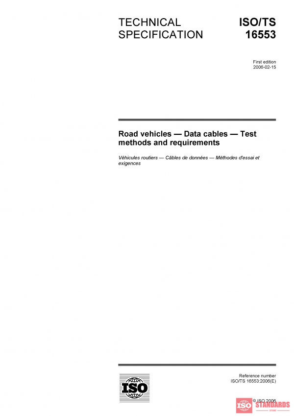 ISO/TS 16553:2006 PDF
