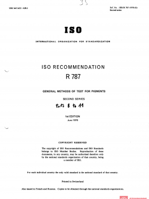 ISO/R 787:1970 PDF