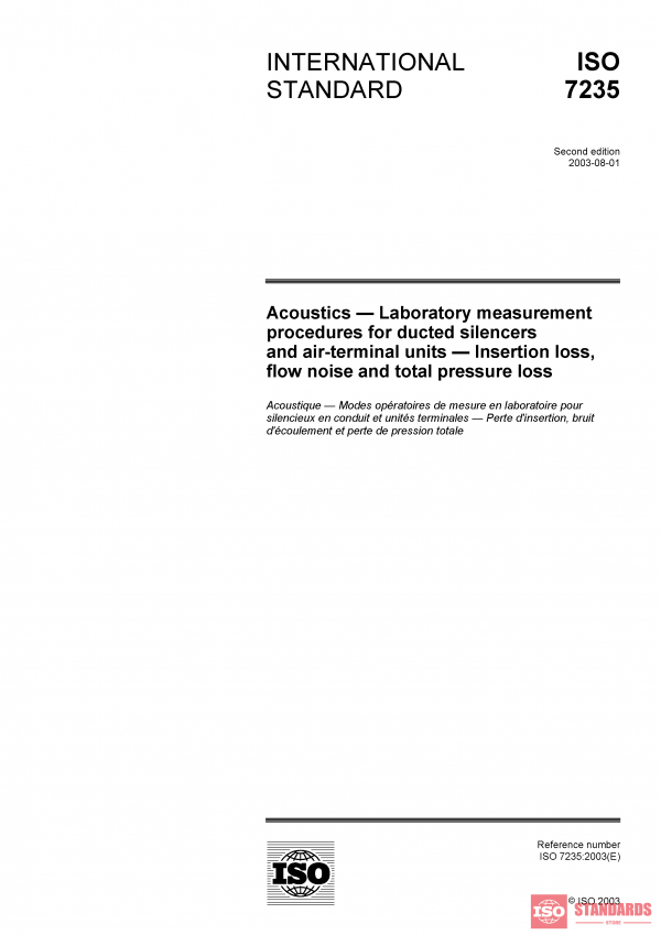 ISO 7235:2003 PDF