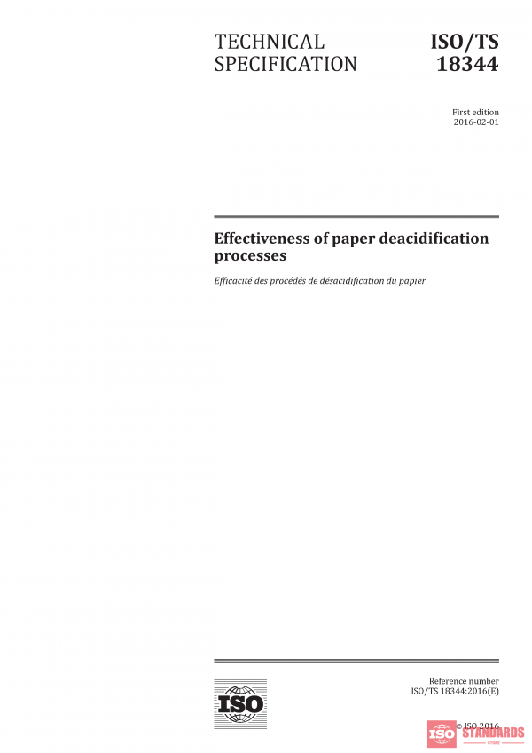 ISO/TS 18344:2016 PDF