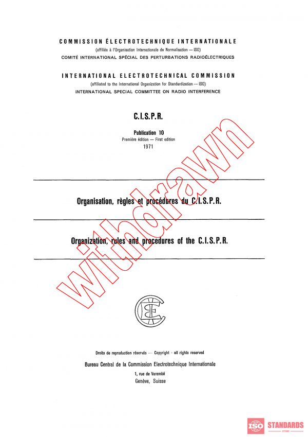 CISPR 10:1971 PDF