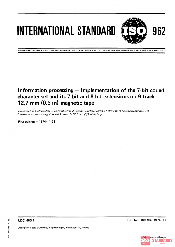 ISO 962:1974 PDF