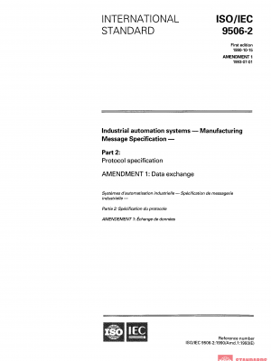 ISO/IEC 9506-2:1990/Amd 1:1993 PDF