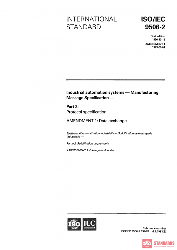 ISO/IEC 9506-2:1990/Amd 1:1993 PDF