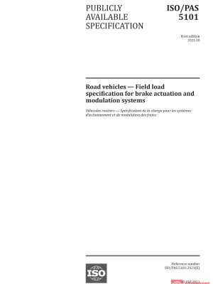 ISO/PAS 5101:2021 PDF