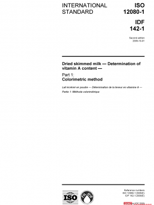 ISO 12080-1:2009 PDF