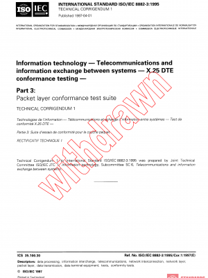 ISO/IEC 8882-3:1995/COR1:1997 PDF