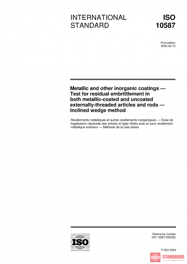 ISO 10587:2000 PDF
