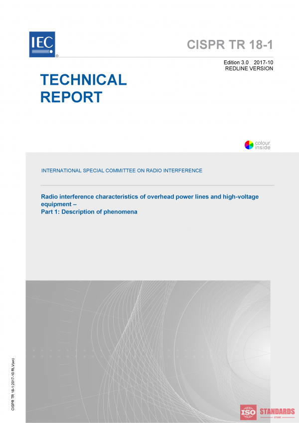 CISPR TR 18-1:2017 RLV PDF