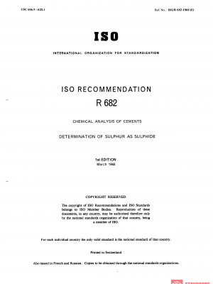 ISO/R 682:1968 PDF