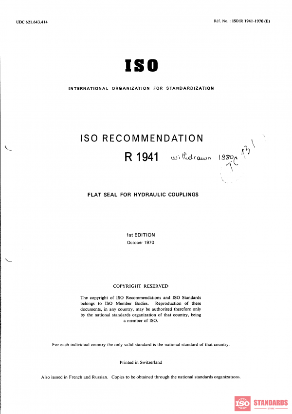 ISO/R 1941:1970 PDF