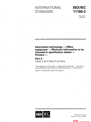 ISO/IEC 11160-2:1996 PDF