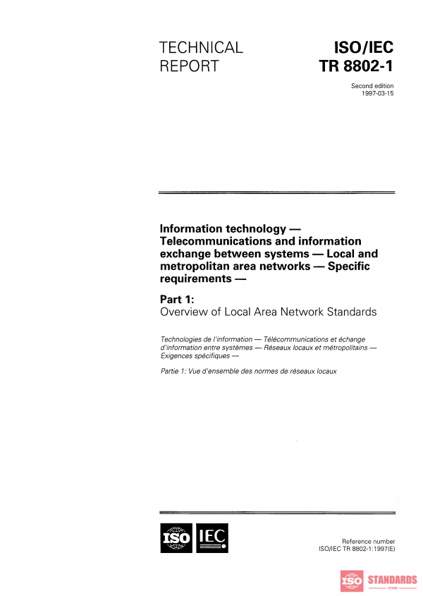 ISO/IEC TR 8802-1:1997 PDF