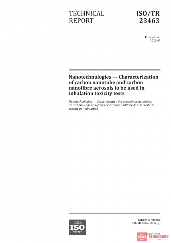 ISO/TR 23463:2022 PDF