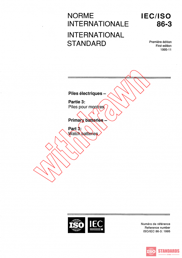 ISO/IEC 60086-3:1995 PDF