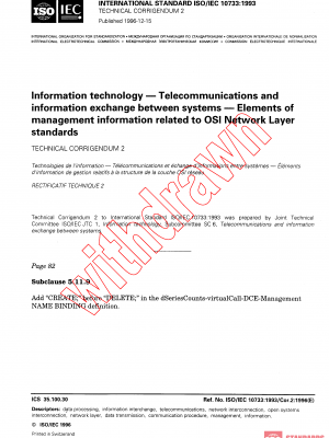 ISO/IEC 10733:1993/COR2:1996 PDF
