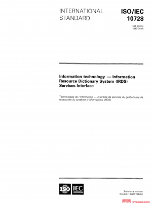 ISO/IEC 10728:1993 PDF