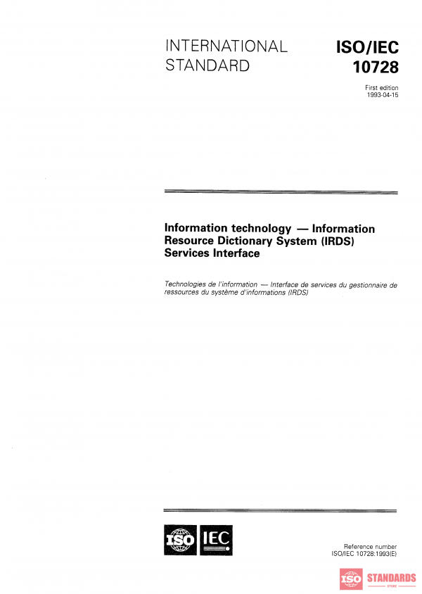 ISO/IEC 10728:1993 PDF
