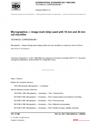ISO 11962:2002/Cor 1:2006 PDF