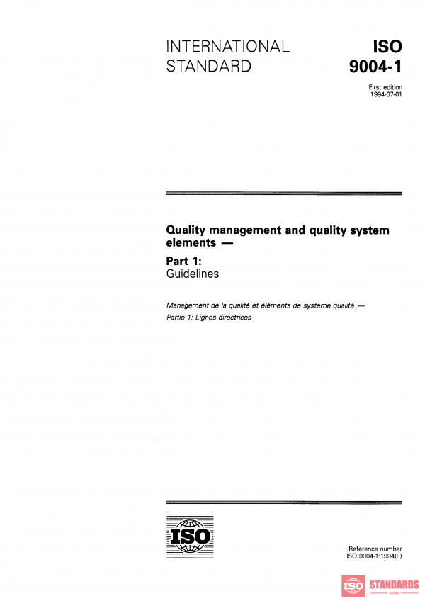 ISO 9004-1:1994 PDF