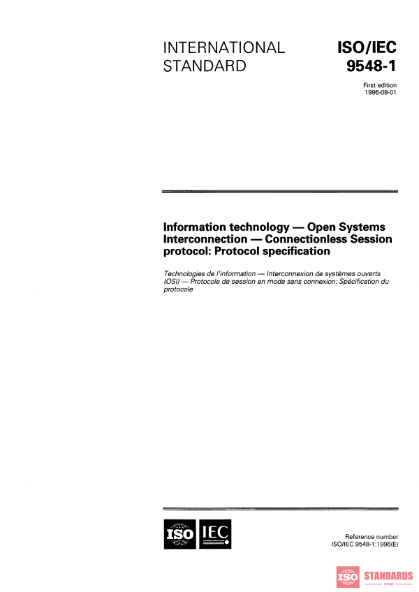 ISO/IEC 9548-1:1996 PDF