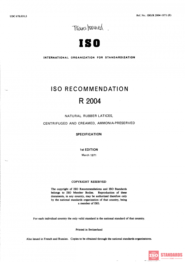 ISO/R 2004:1971 PDF