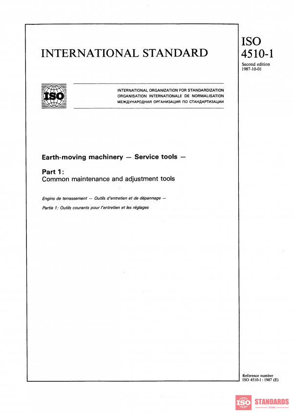 ISO 4510-1:1987 PDF