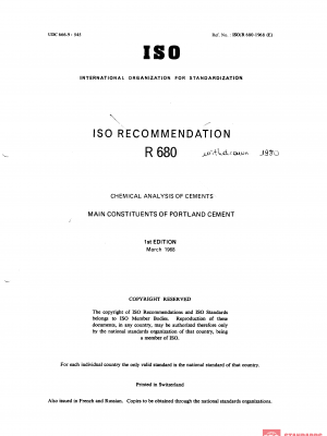 ISO/R 680:1968 PDF