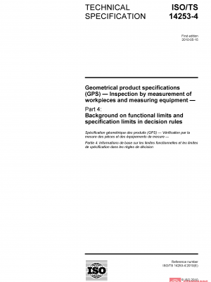 ISO/TS 14253-4:2010 PDF