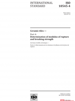 ISO 10545-4:2014 PDF