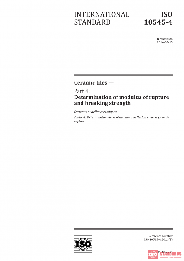 ISO 10545-4:2014 PDF