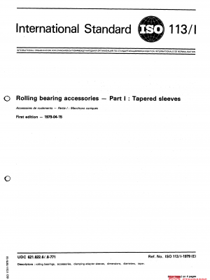 ISO 113-1:1979 PDF