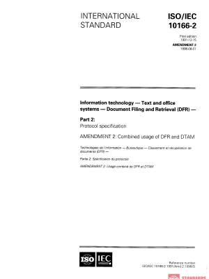 ISO/IEC 10166-2:1991/Amd 2:1996 PDF